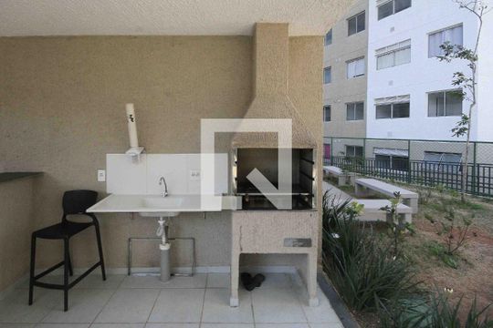 Área comum - Churrasqueira de apartamento para alugar com 2 quartos, 35m² em Fazenda da Juta, São Paulo