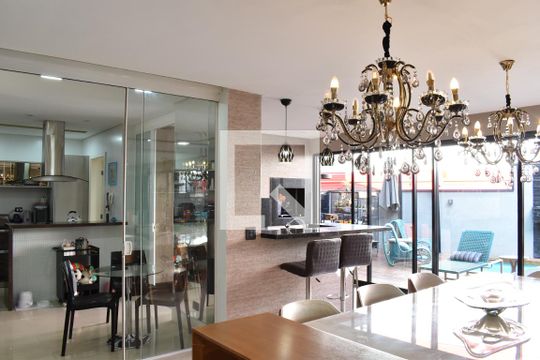 Sala de Jantar de casa de condomínio à venda com 4 quartos, 319m² em Santa Cândida, Curitiba