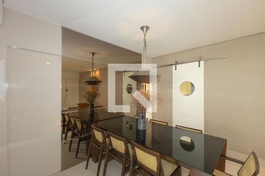 Sala de Jantar de apartamento para alugar com 3 quartos, 148m² em Vila da Serra, Nova Lima