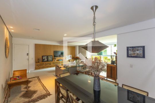 Sala de Jantar de apartamento para alugar com 3 quartos, 148m² em Vila da Serra, Nova Lima