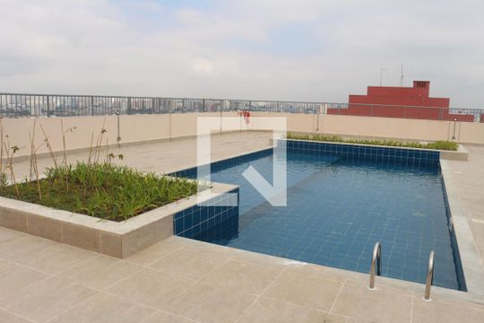 Área comum - Piscina de apartamento para alugar com 2 quartos, 42m² em Vila Palmares, São Caetano do Sul