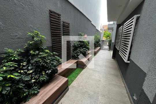 Área externa de apartamento para alugar com 1 quarto, 30m² em Vila Roque, São Paulo