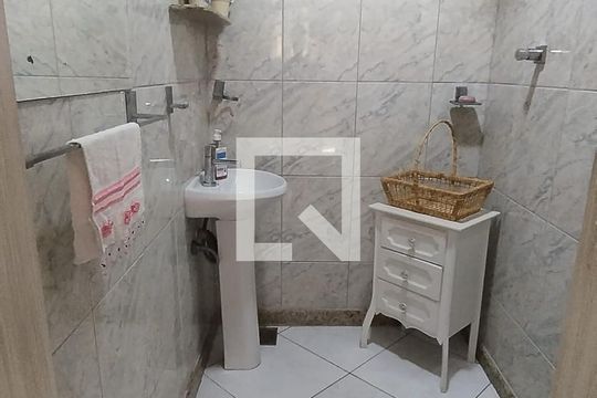 Lavabo de casa de condomínio à venda com 3 quartos, 172m² em Taquara, Rio de Janeiro