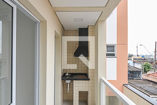Varanda gourmet de apartamento à venda com 2 quartos, 55m² em Paulicéia, São Bernardo do Campo