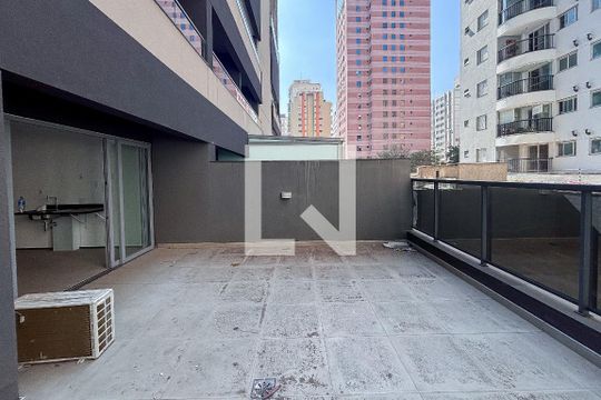 Varanda do Studio de kitnet/studio à venda com 1 quarto, 47m² em Jardim Paulista, São Paulo