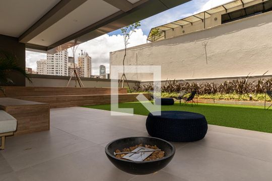 Área comum de kitnet/studio para alugar com 1 quarto, 25m² em Vila Olímpia, São Paulo