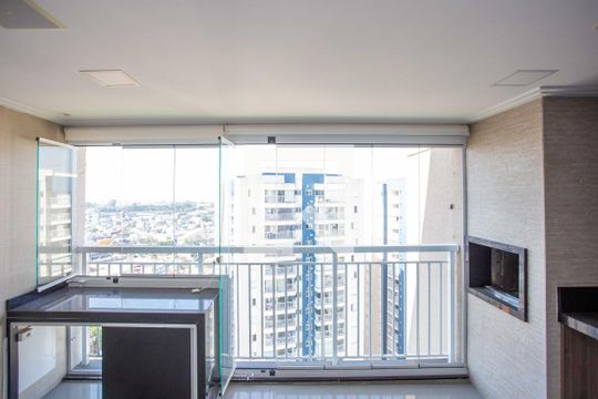 Varanda gourmet de apartamento à venda com 3 quartos, 114m² em Centro, Diadema