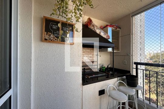 Varanda da Sala de apartamento para alugar com 3 quartos, 81m² em Vila Amélia, São Paulo