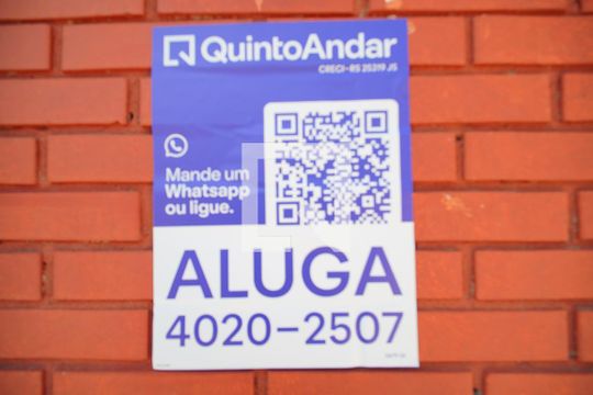 Placa de apartamento para alugar com 2 quartos, 63m² em Petrópolis, Novo Hamburgo