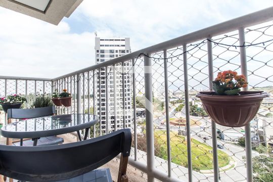Varanda da Sala de apartamento à venda com 1 quarto, 52m² em Vila Nilva, Barueri