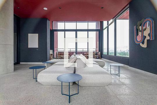 Área Comum - Salão de Festas de apartamento para alugar com 1 quarto, 48m² em Pinheiros, São Paulo