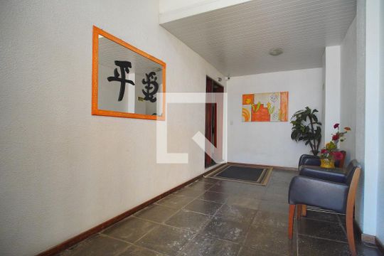 Hall de entrada de apartamento à venda com 1 quarto, 50m² em Centro, São Leopoldo
