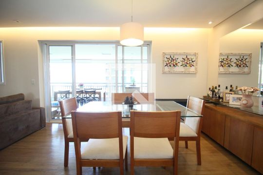 Sala de Jantar de apartamento para alugar com 3 quartos, 122m² em Vila Andrade, São Paulo
