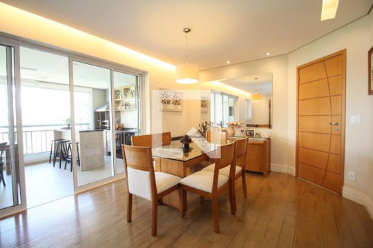 Sala de Jantar de apartamento para alugar com 3 quartos, 122m² em Vila Andrade, São Paulo