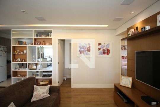 Sala de apartamento para alugar com 3 quartos, 122m² em Vila Andrade, São Paulo