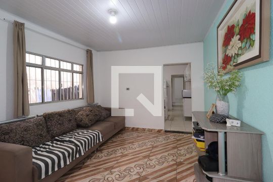 Casa 1 - Sala de casa à venda com 2 quartos, 100m² em Jardim Jamaica, Santo André
