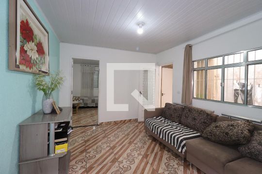 Casa 1 - Sala de casa à venda com 2 quartos, 100m² em Jardim Jamaica, Santo André
