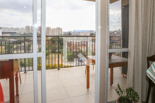 Varanda de apartamento à venda com 2 quartos, 76m² em Vila Anastácio, São Paulo
