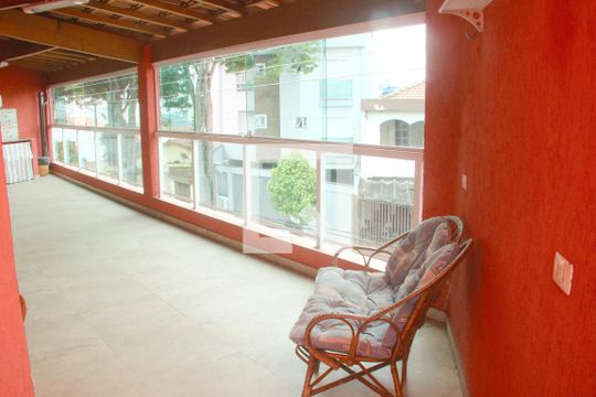Área gourmet de casa para alugar com 2 quartos, 320m² em Vila Scarpelli, Santo André