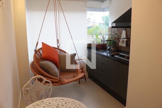 Varanda da Sala de apartamento à venda com 2 quartos, 85m² em Fundação, São Caetano do Sul