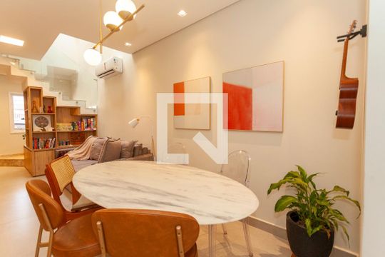 Sala de Jantar de casa à venda com 3 quartos, 120m² em Jardim Ernestina, São Paulo