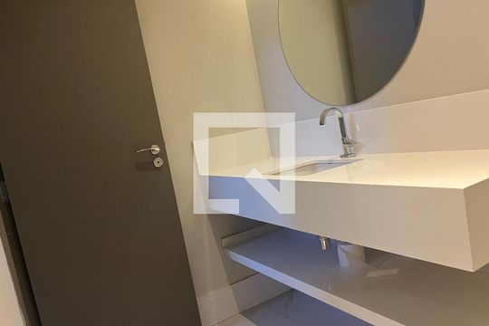Lavabo de casa de condomínio para alugar com 3 quartos, 297m² em Condomínio Chácara dos Eucaliptos, São José dos Campos