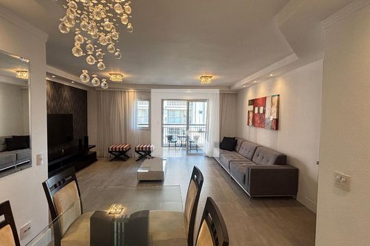 Sala de Jantar de apartamento à venda com 2 quartos, 97m² em Vila Bastos, Santo André