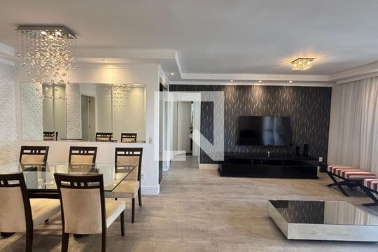 Sala de apartamento à venda com 2 quartos, 97m² em Vila Bastos, Santo André