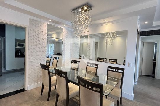 Sala de Jantar de apartamento à venda com 2 quartos, 97m² em Vila Bastos, Santo André