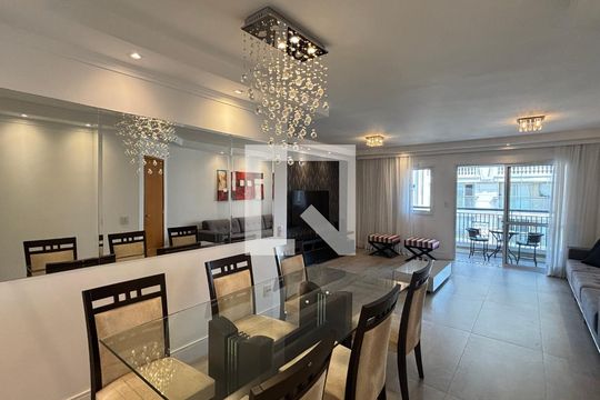 Sala de Jantar de apartamento à venda com 2 quartos, 97m² em Vila Bastos, Santo André