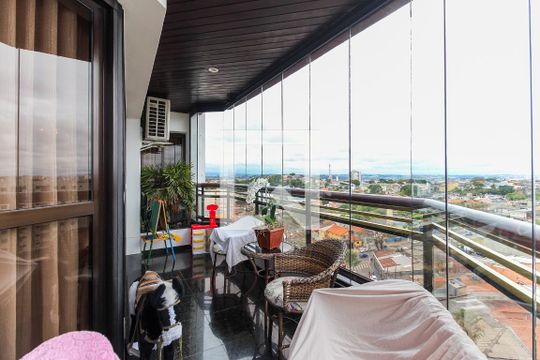 Varanda da Sala de apartamento à venda com 3 quartos, 139m² em Vila Jacuí, São Paulo