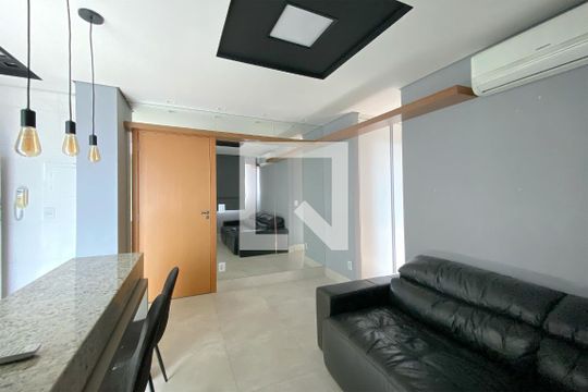 Sala de apartamento para alugar com 1 quarto, 70m² em Gutierrez, Belo Horizonte