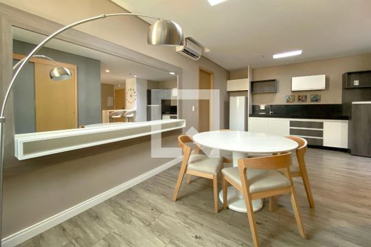 Sala de Jantar de apartamento à venda com 1 quarto, 63m² em Luxemburgo, Belo Horizonte