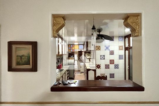 Cozinha de apartamento para alugar com 2 quartos, 87m² em Copacabana, Rio de Janeiro