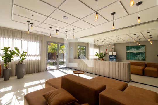 Hall de Entrada de apartamento para alugar com 1 quarto, 37m² em Botafogo, Campinas