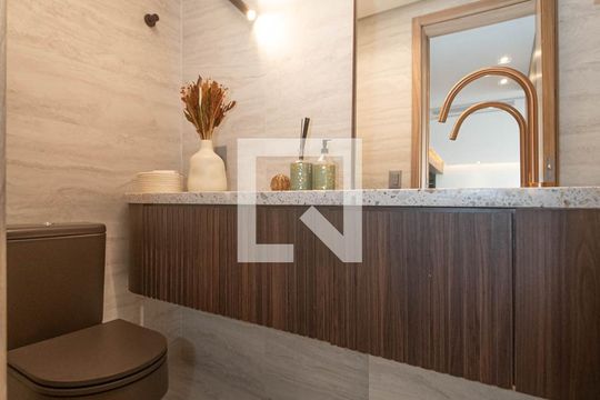 Lavabo de apartamento à venda com 3 quartos, 197m² em Jardim das Acacias, São Paulo