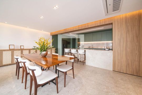 Sala de apartamento à venda com 3 quartos, 197m² em Jardim das Acacias, São Paulo