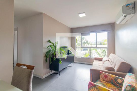 Sala de apartamento à venda com 3 quartos, 71m² em Cavalhada, Porto Alegre
