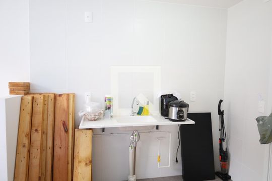 Sala/Cozinha de apartamento à venda com 1 quarto, 28m² em Socorro, São Paulo