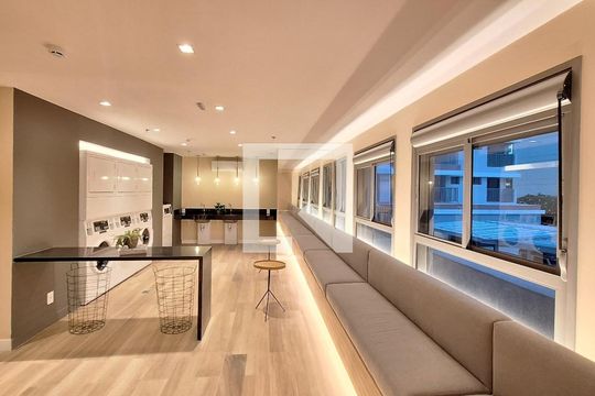 Lavanderia de kitnet/studio para alugar com 1 quarto, 21m² em Pompeia, São Paulo