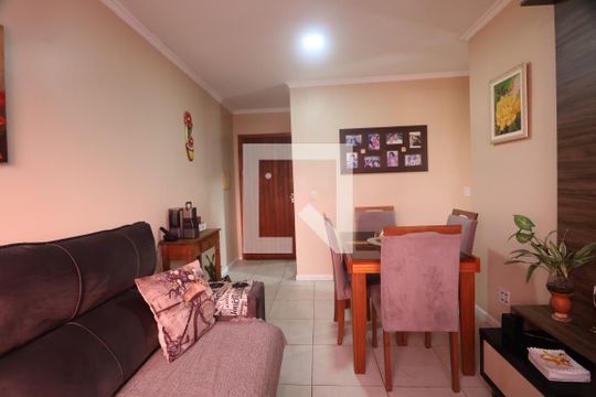Sala de apartamento à venda com 2 quartos, 53m² em Nossa Senhora das Gracas, Canoas