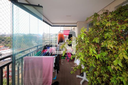 Varanda gourmet de apartamento à venda com 3 quartos, 128m² em Mauá, São Caetano do Sul