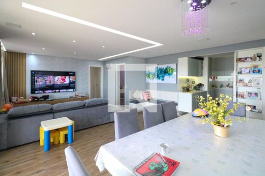 Sala de apartamento à venda com 3 quartos, 128m² em Mauá, São Caetano do Sul