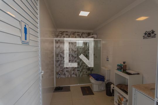 Banheiro de Serviço 2 de casa para alugar com 2 quartos, 489m² em Parque Via Norte, Campinas