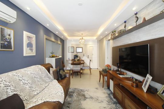 Sala de apartamento à venda com 2 quartos, 81m² em Independência, Porto Alegre