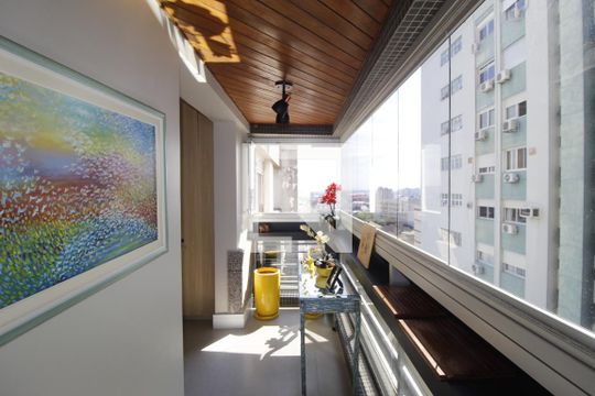 Varanda gourmet de apartamento à venda com 2 quartos, 81m² em Independência, Porto Alegre