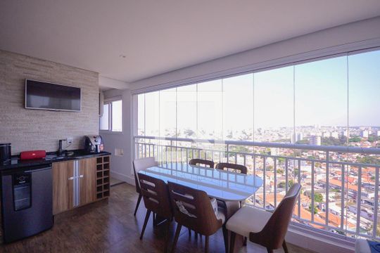 Sala - Varanda  de apartamento à venda com 2 quartos, 96m² em Vila Brasilio Machado, São Paulo