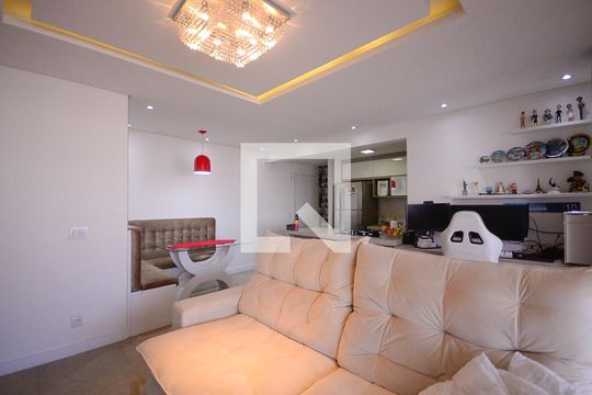 Sala  de apartamento à venda com 2 quartos, 96m² em Vila Brasilio Machado, São Paulo