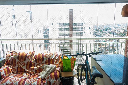 Varanda da Sala de apartamento à venda com 5 quartos, 124m² em Jardim Consorcio, São Paulo