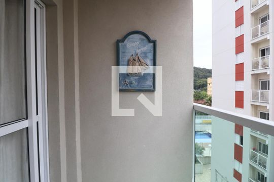 Varanda de apartamento para alugar com 2 quartos, 59m² em Vila Julia, Guarujá